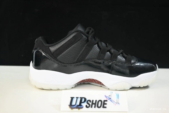 RETRO AV2187 BLACK-WHITE JORDAN 001 LOW AV2187-001 11 AIR 0412